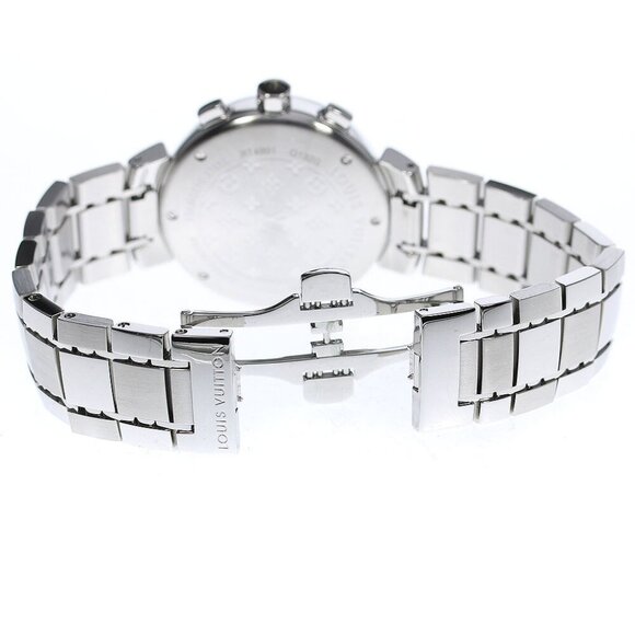 LOUIS VUITTON Tambour Lovely Cup MM Q132G Chronograph Quartz Ladies Watch - Picture 3 of 12